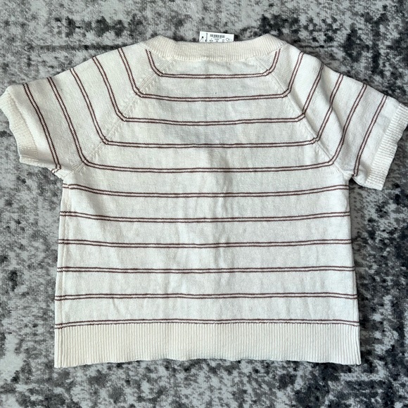 Madewell Linden Scoop Sweater Tee in Stripe - Picture 4 of 6